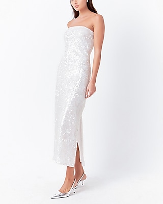 Express sequin hotsell maxi skirt