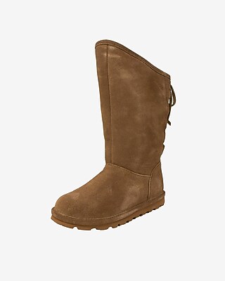 bearpaw tie up boots
