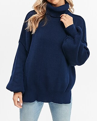 express blue sweater