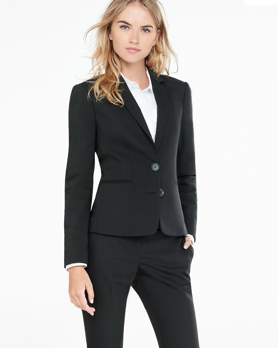 Ultimate Double Weave Editor Ankle Pant Suit | Express