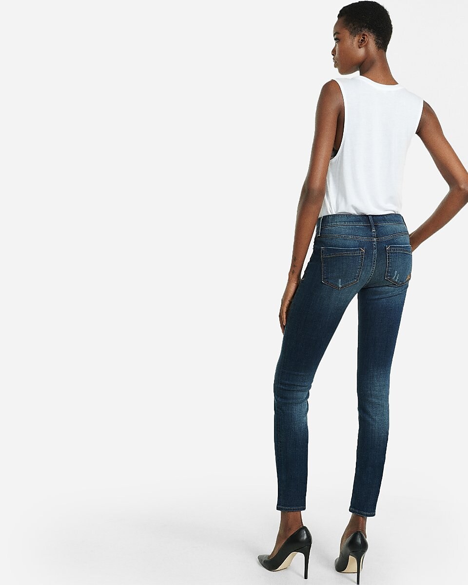 Mid Rise Stretch+ Performance Skinny Jeans | Express